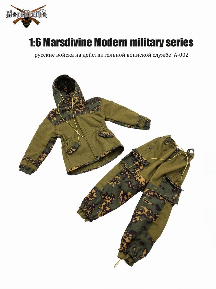 Marsdivine 1/6th scale active Russian special forces camouflage elevator A-001/002