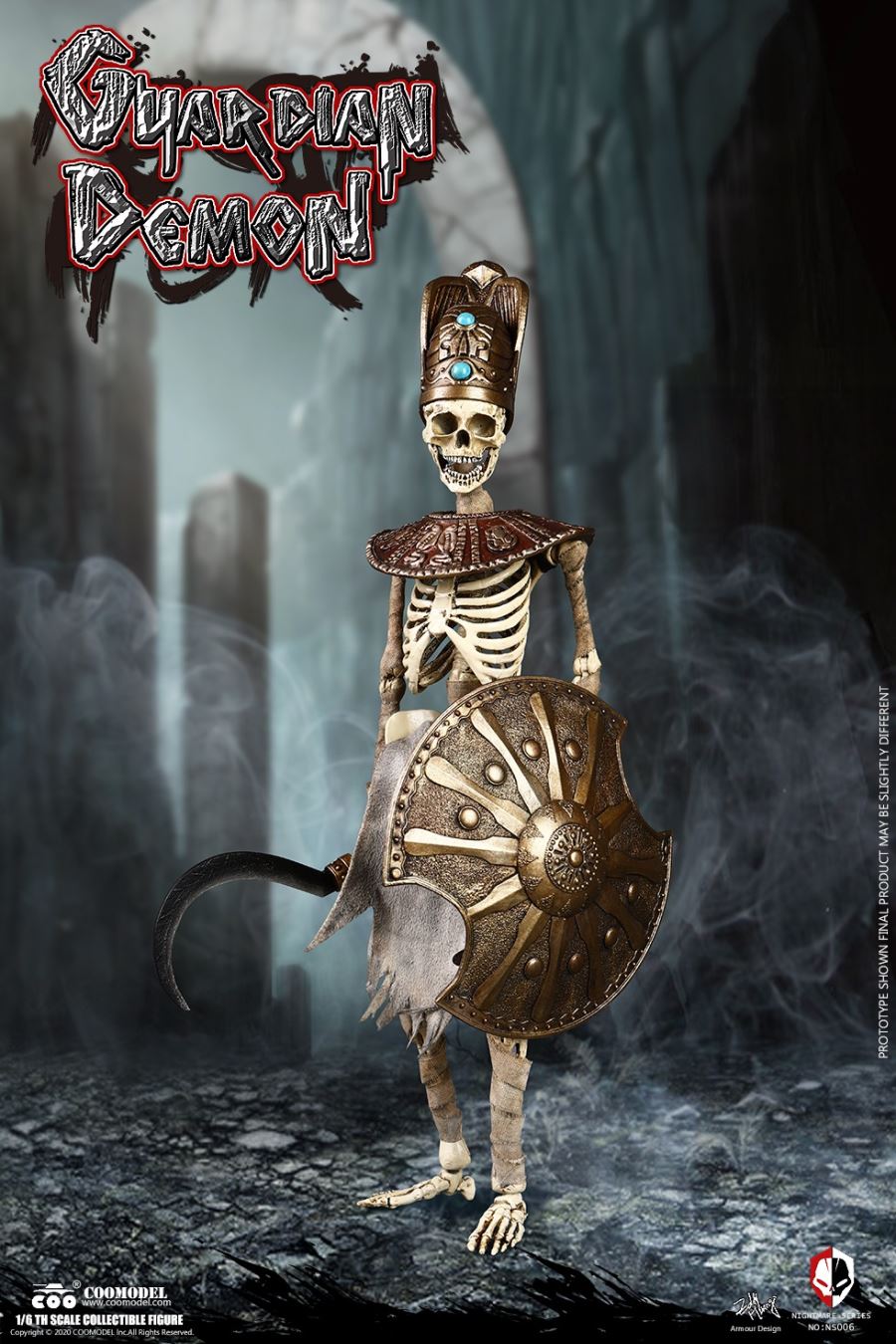 NO.NS006 1/6 DIE-CAST ALLOY - NIGHTMARE SEIRES - EGYPT - GUARDIAN DEMON