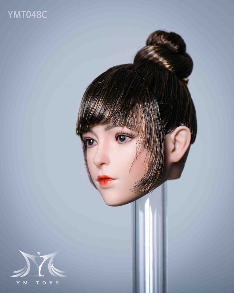 Female head carving YMT048 1/6