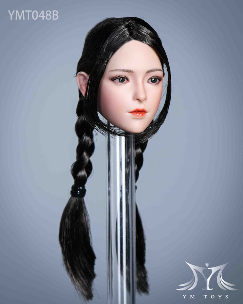 Female head carving YMT048 1/6