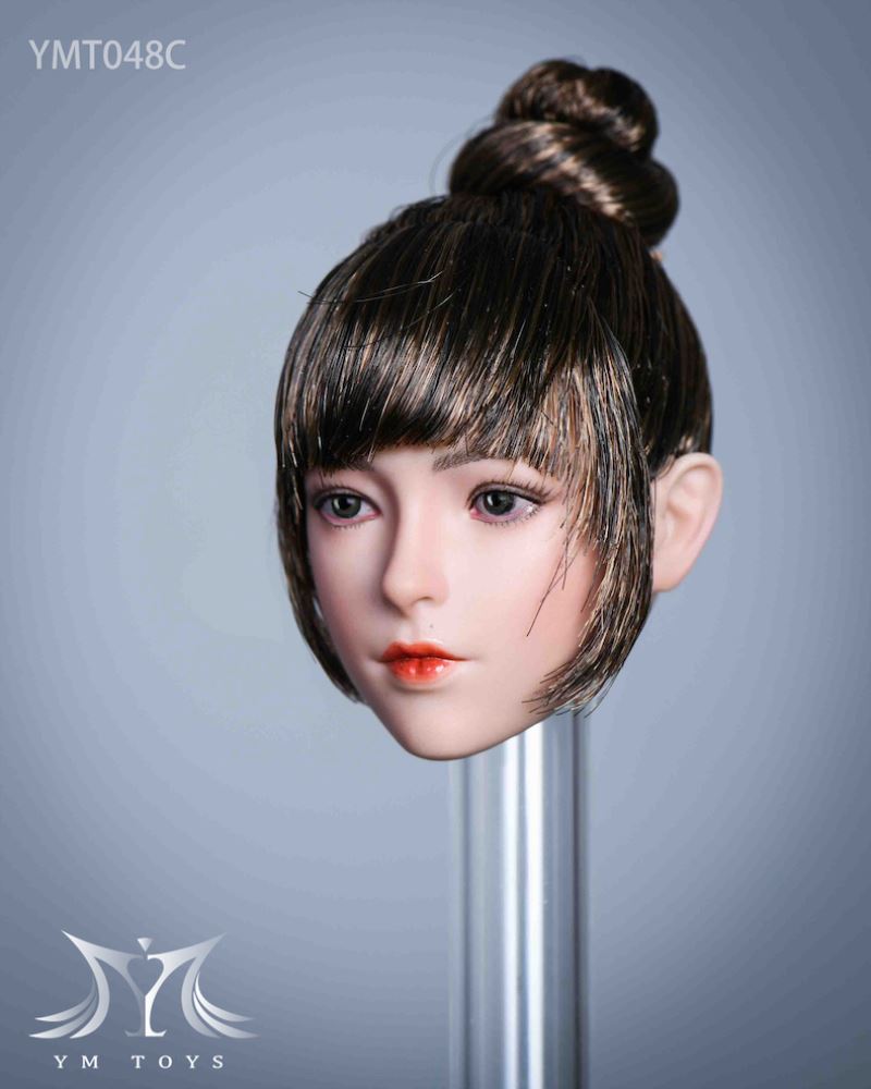 Female head carving YMT048 1/6