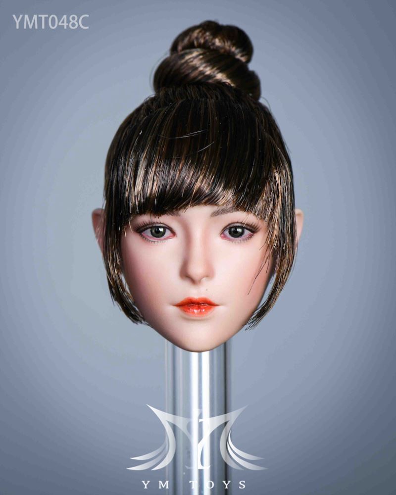 Female head carving YMT048 1/6