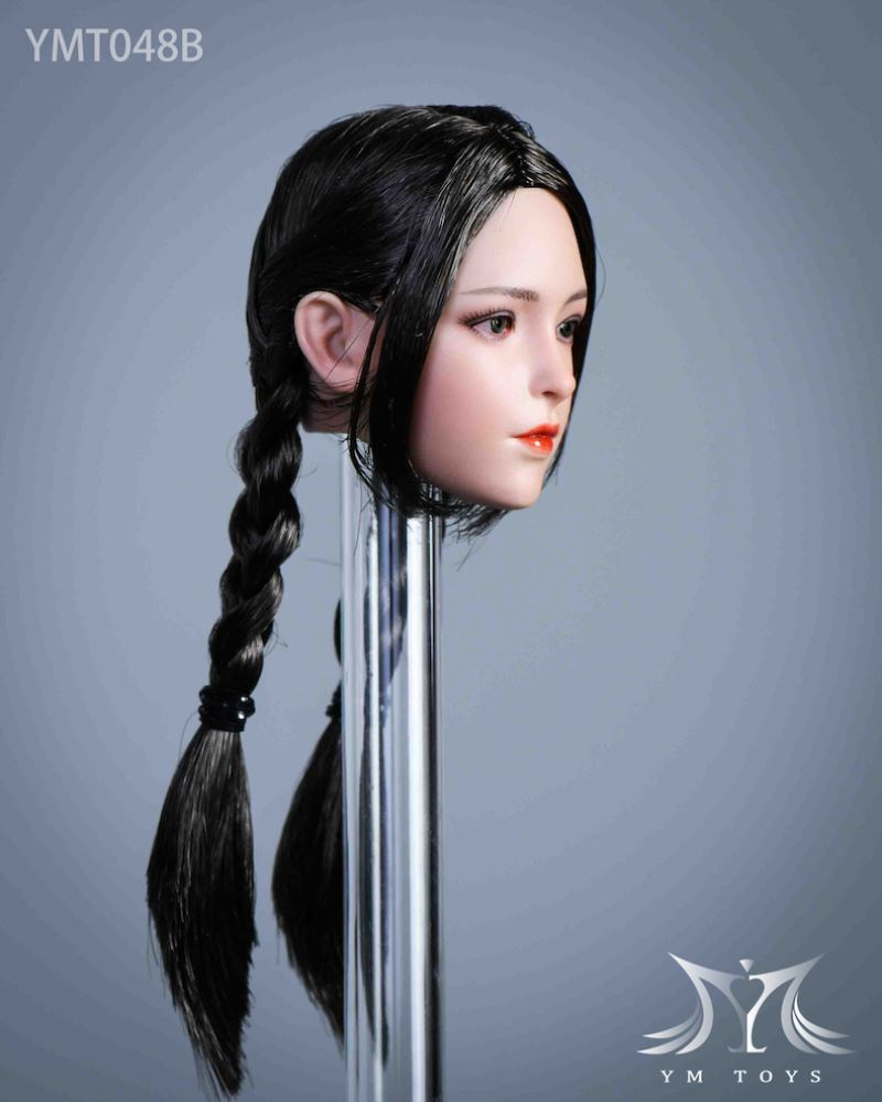 Female head carving YMT048 1/6