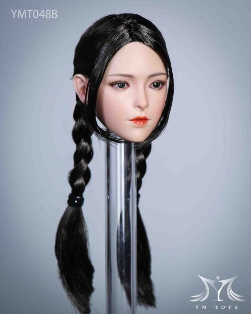 Female head carving YMT048 1/6