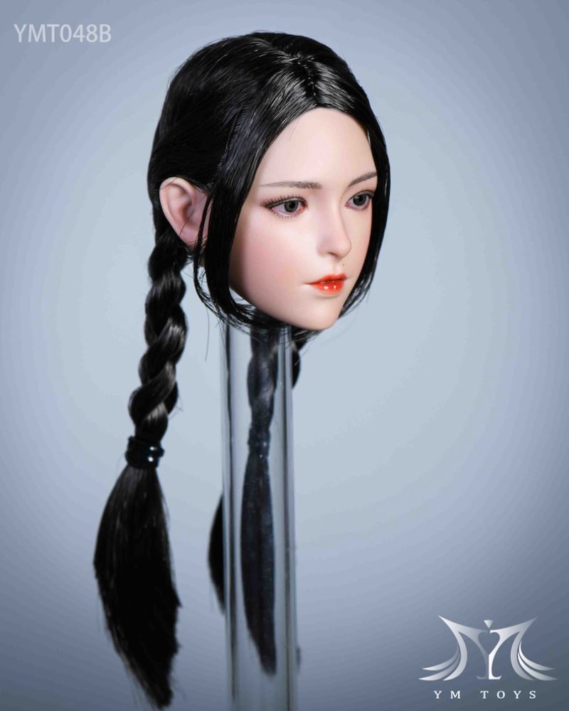 Female head carving YMT048 1/6
