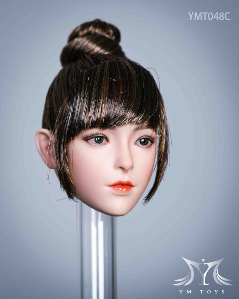 Female head carving YMT048 1/6