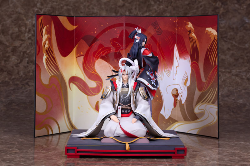 Onmyoji Honkaku Gensou RPG Eikou no Sen Minamoto no Yorimitsu Minamotoshi Chouhou Onikiri 1/8 Complete Figure Set of 2