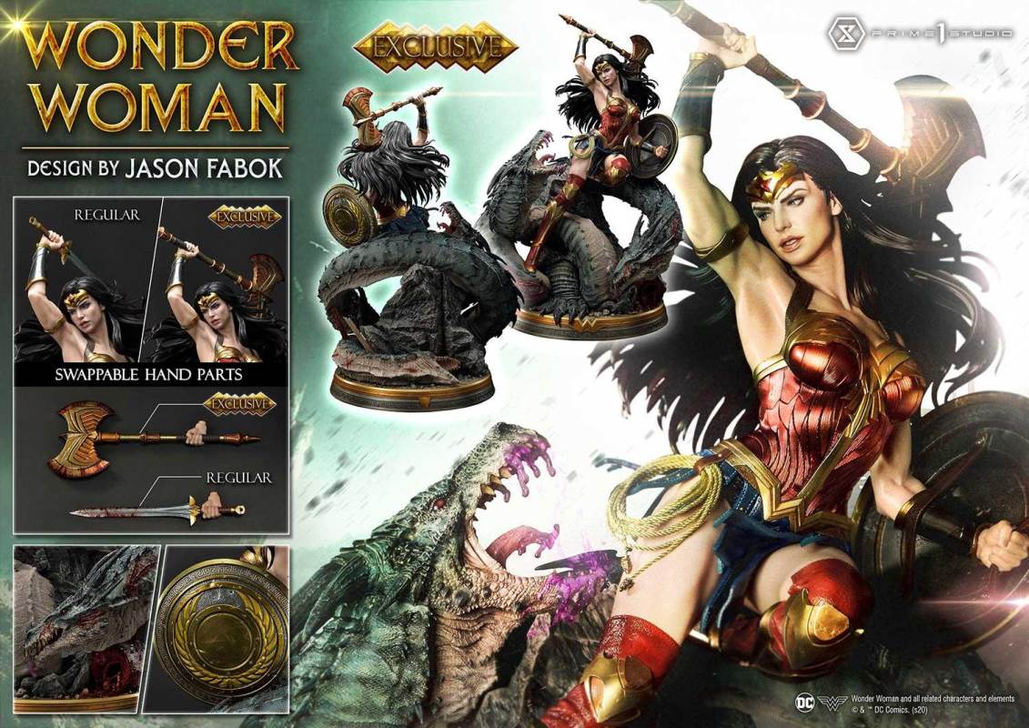 WonderWoman (comics) Wonder Woman versus Hydra (Concept Design By Jason Fabok)EX Bonus Version