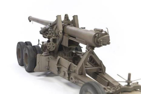 1/35 US M1A1 155mm Cannon Long Tom WWII Model