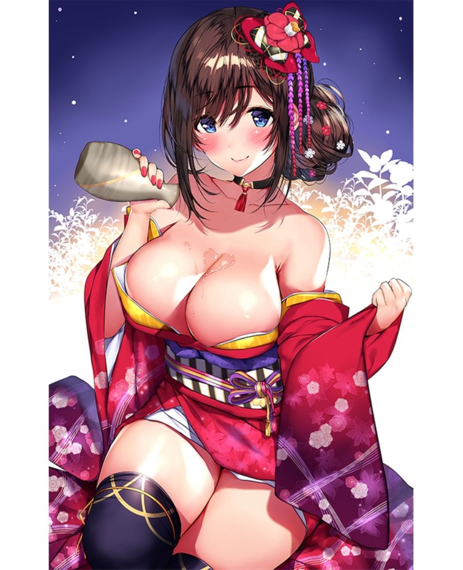 Mataro Original Character - Peeled Back Kimono 1/6