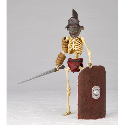  Takeya-style jizai okimono Fish helmet fighter Murmilow full color version
