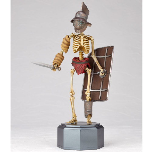  Takeya-style jizai okimono Fish helmet fighter Murmilow full color version