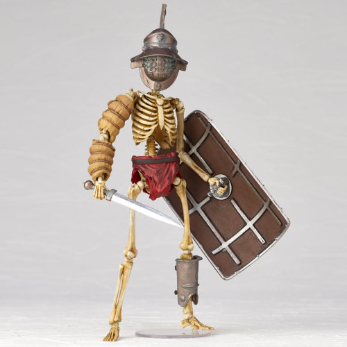  Takeya-style jizai okimono Fish helmet fighter Murmilow full color version