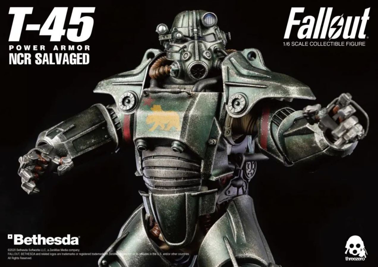 1/6 Fallout : T-45 NCR Rescue Power Armor NCR SALVAGED