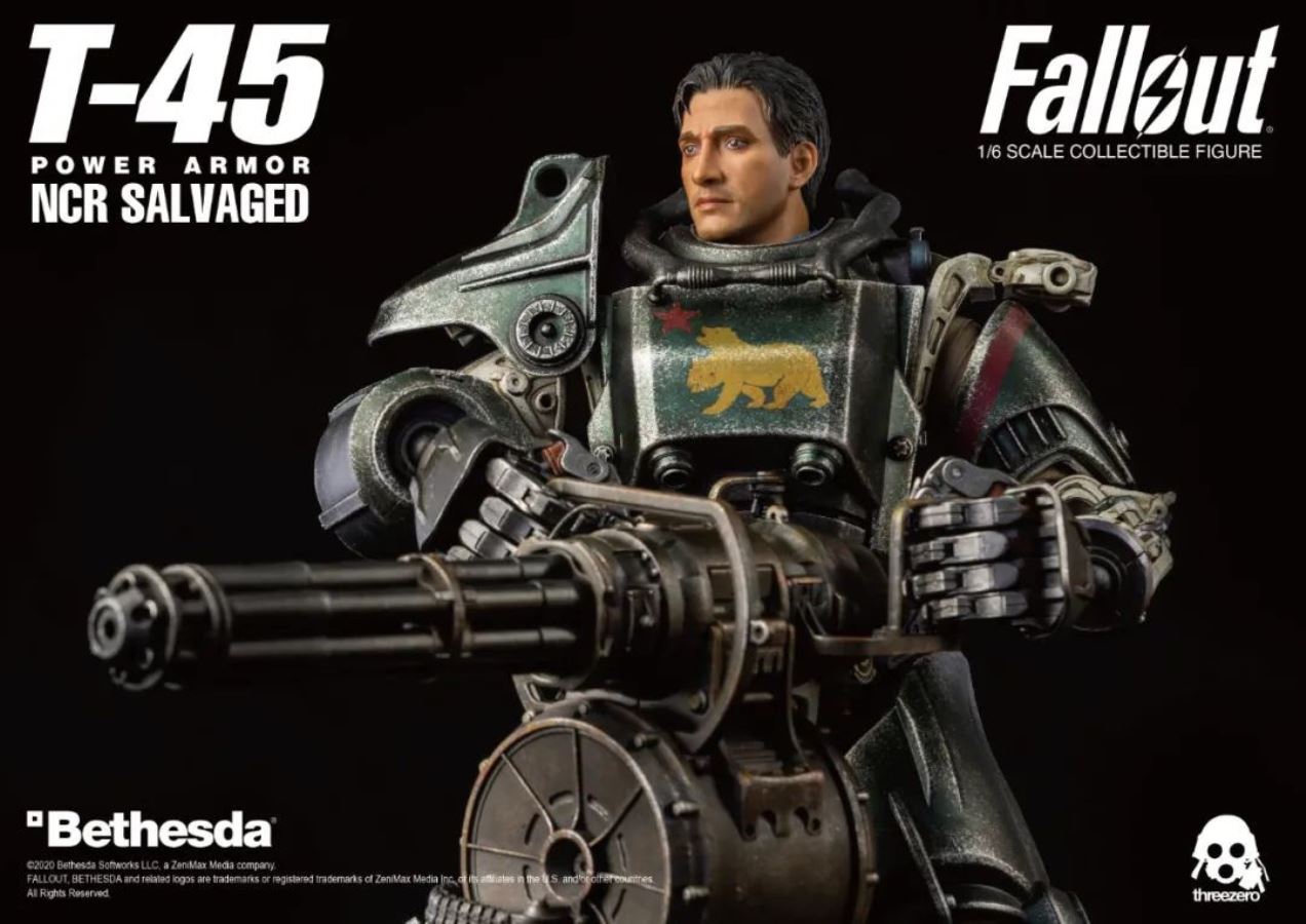 1/6 Fallout : T-45 NCR Rescue Power Armor NCR SALVAGED