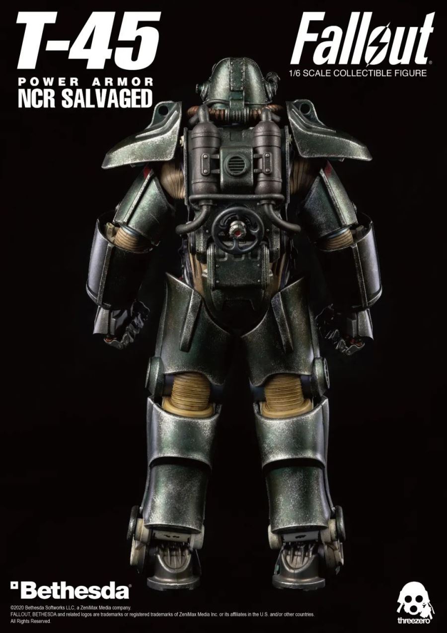 1/6 Fallout : T-45 NCR Rescue Power Armor NCR SALVAGED