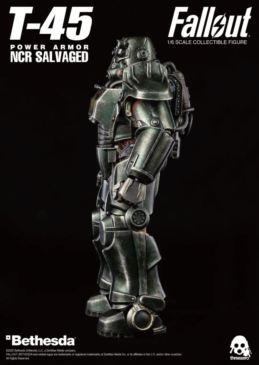 1/6 Fallout : T-45 NCR Rescue Power Armor NCR SALVAGED