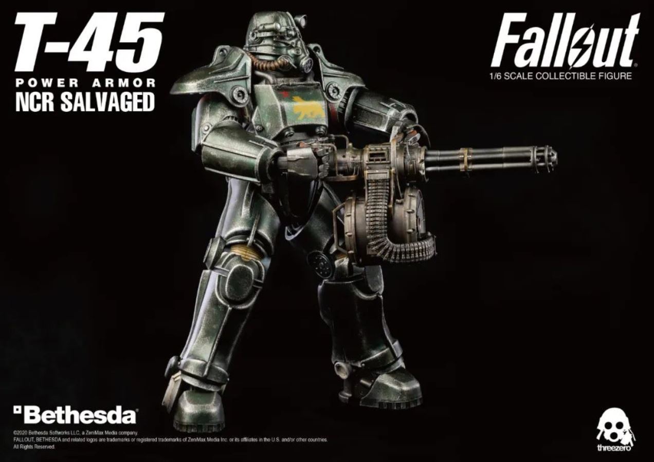 1/6 Fallout : T-45 NCR Rescue Power Armor NCR SALVAGED