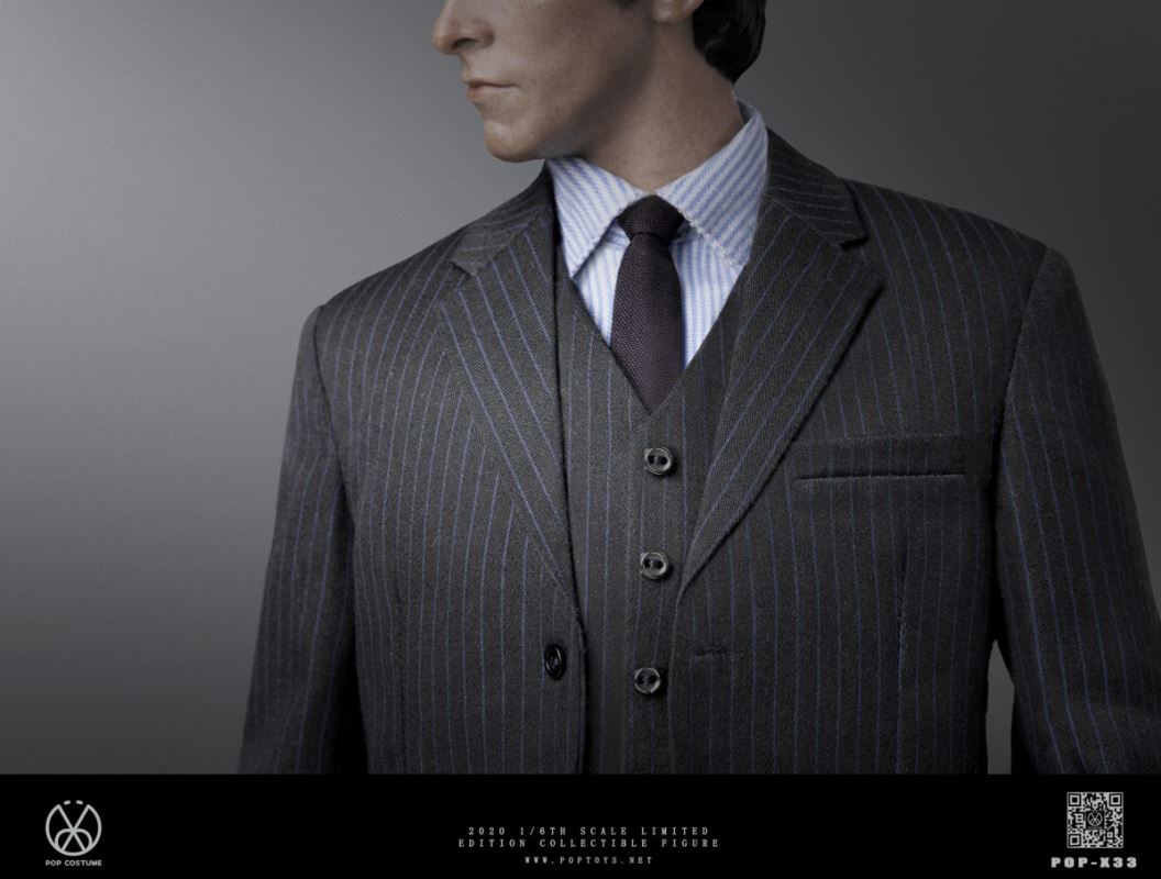 1/6 Series-High-definition POP-X32 men's striped suits