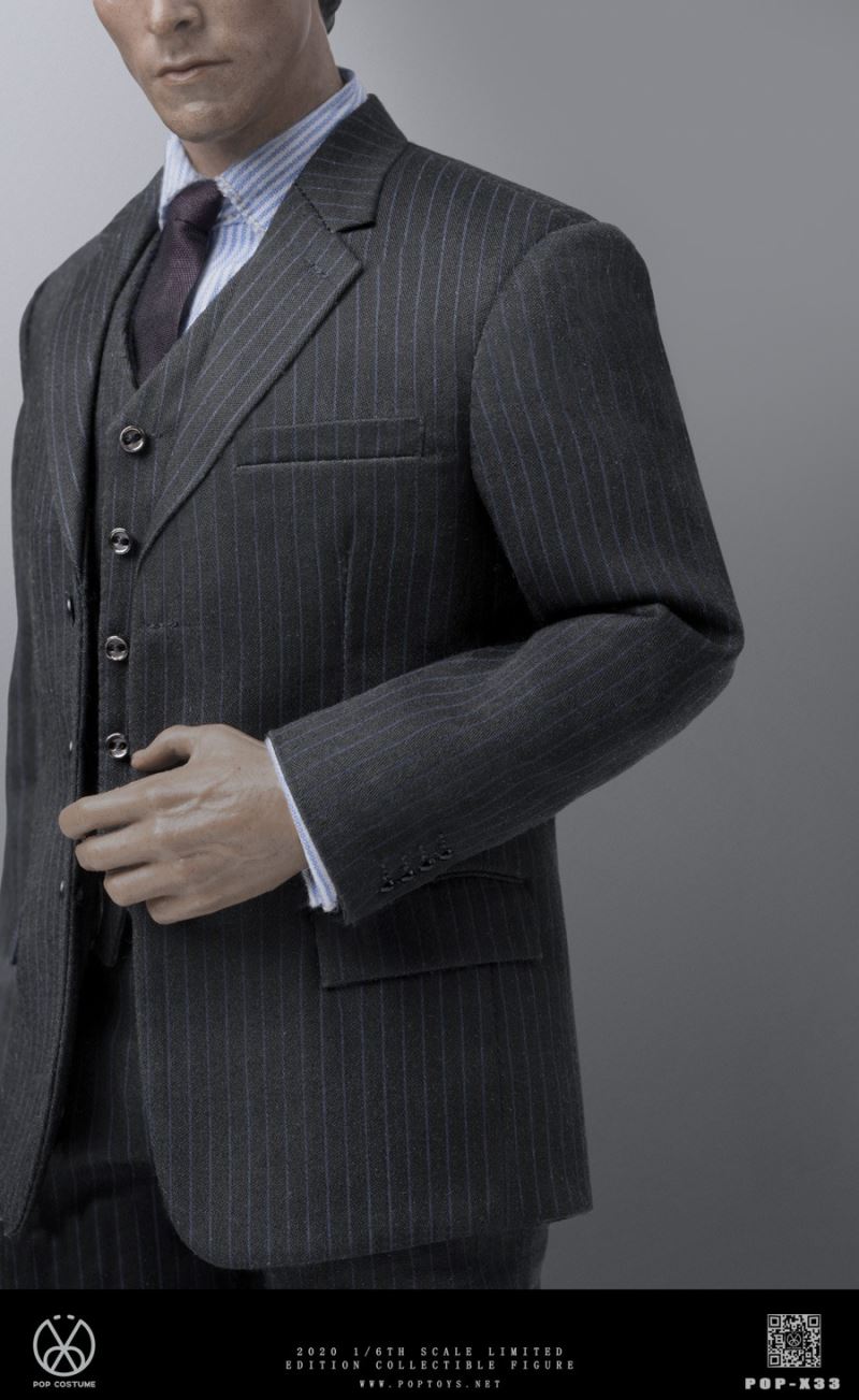 1/6 Series-High-definition POP-X32 men's striped suits