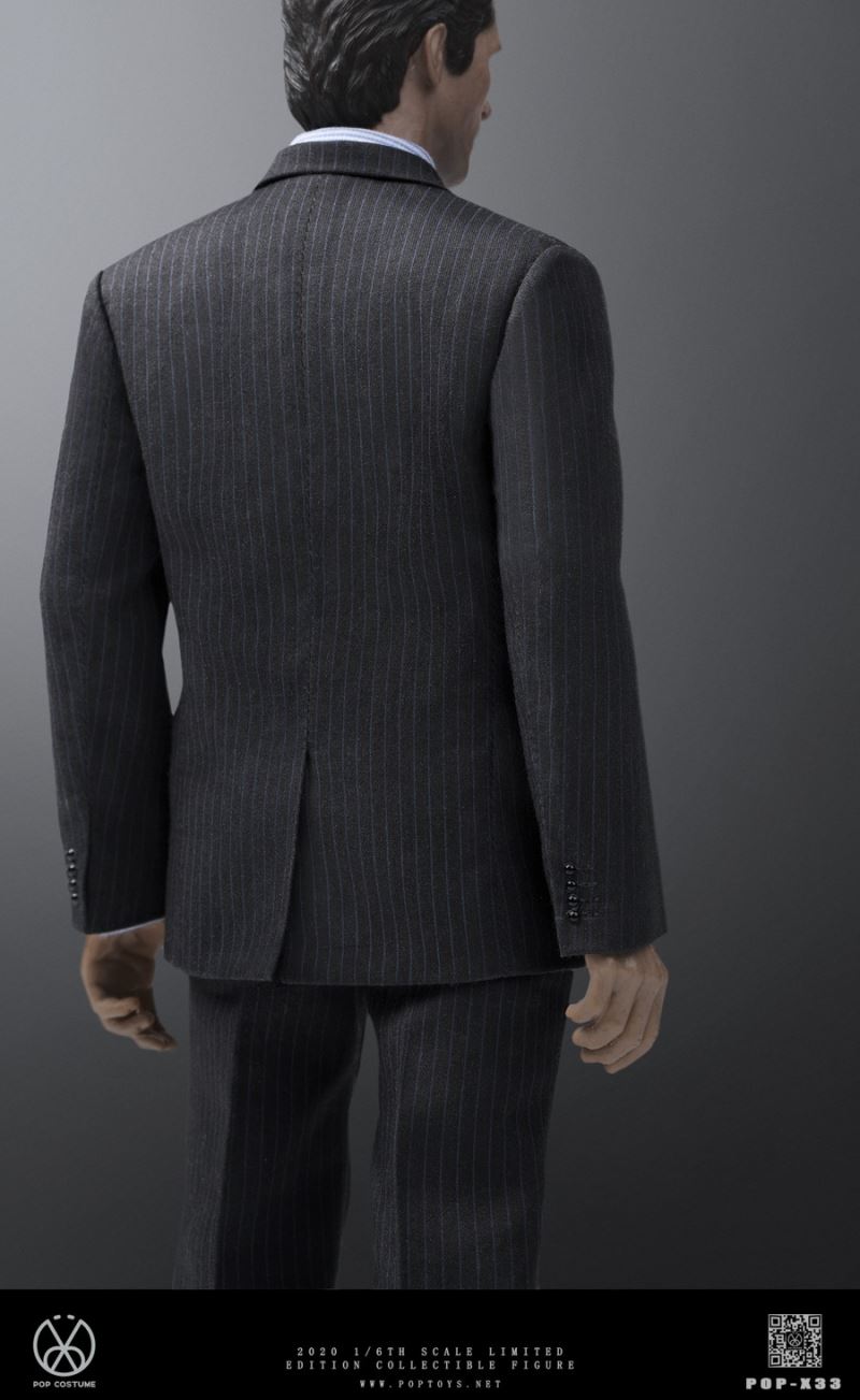 1/6 Series-High-definition POP-X32 men's striped suits