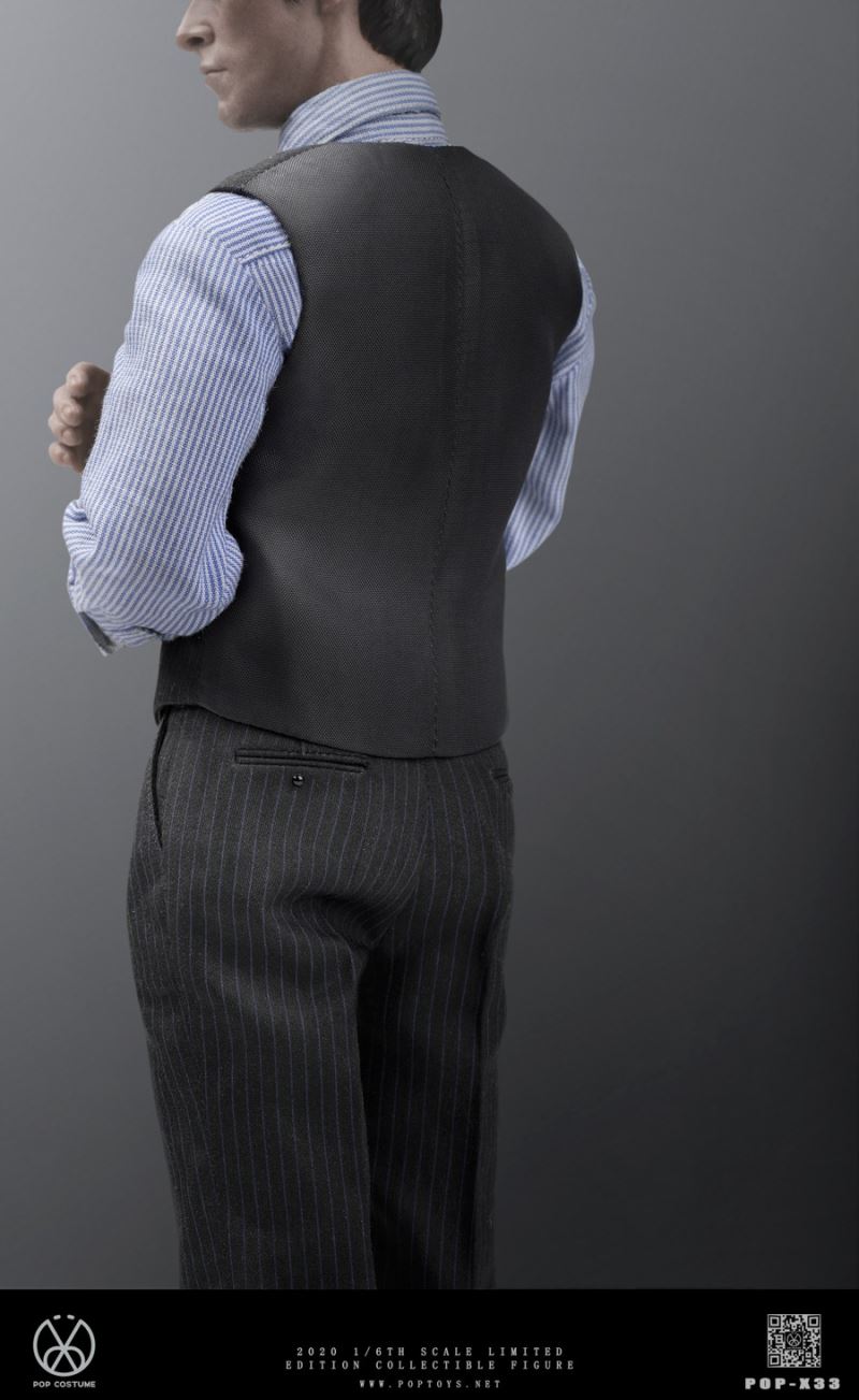 1/6 Series-High-definition POP-X32 men's striped suits