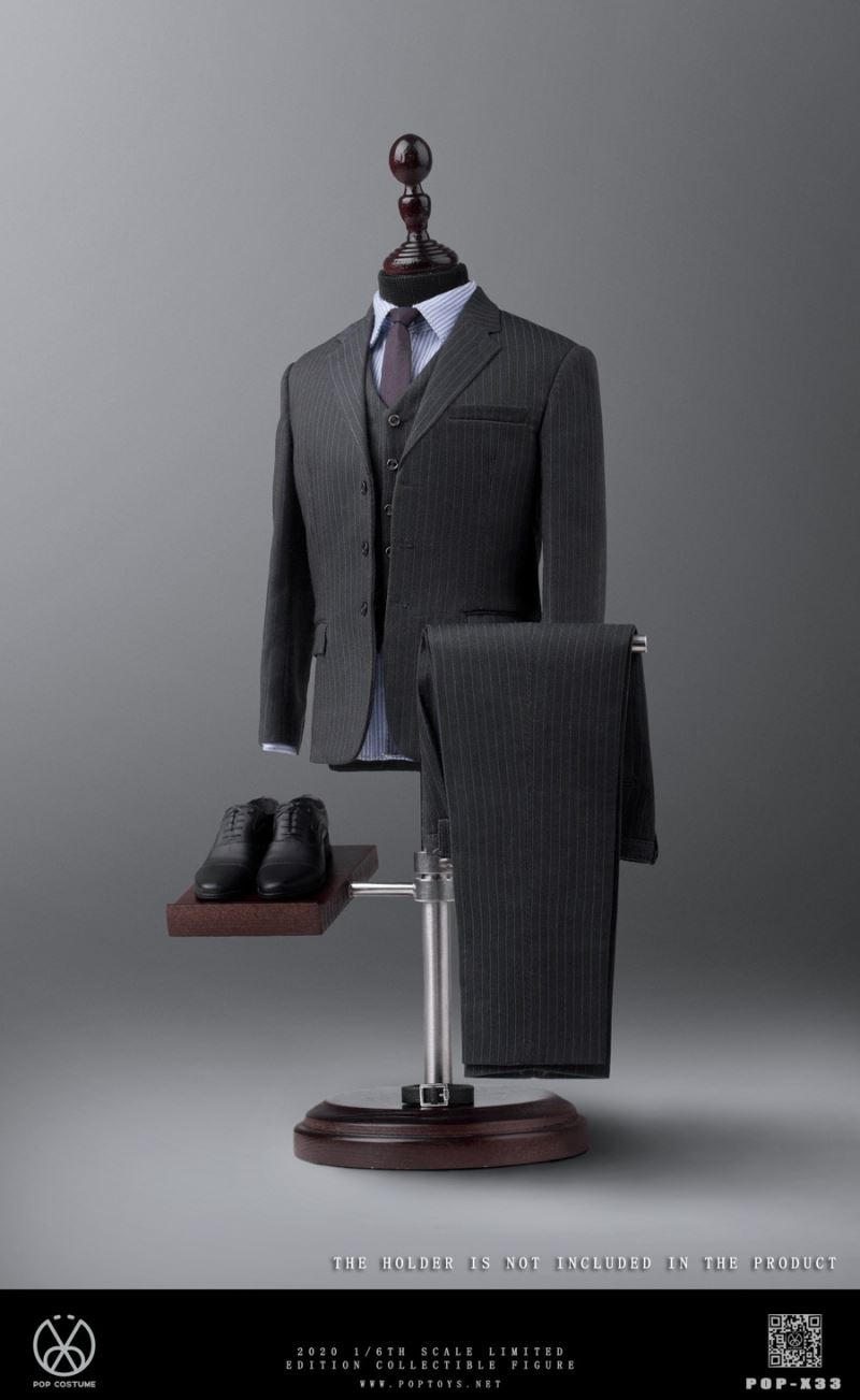 1/6 Series-High-definition POP-X32 men's striped suits
