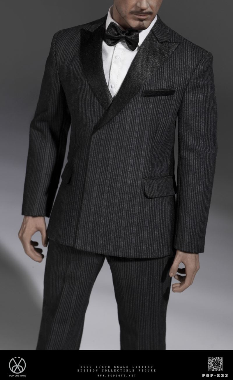 1/6 Series-High-definition POP-X32 men's striped suits