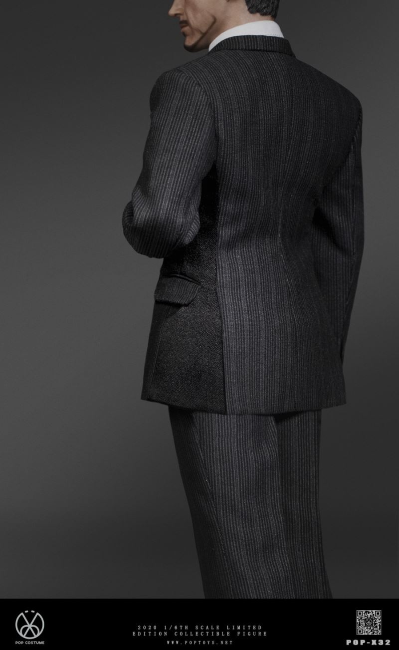 1/6 Series-High-definition POP-X32 men's striped suits