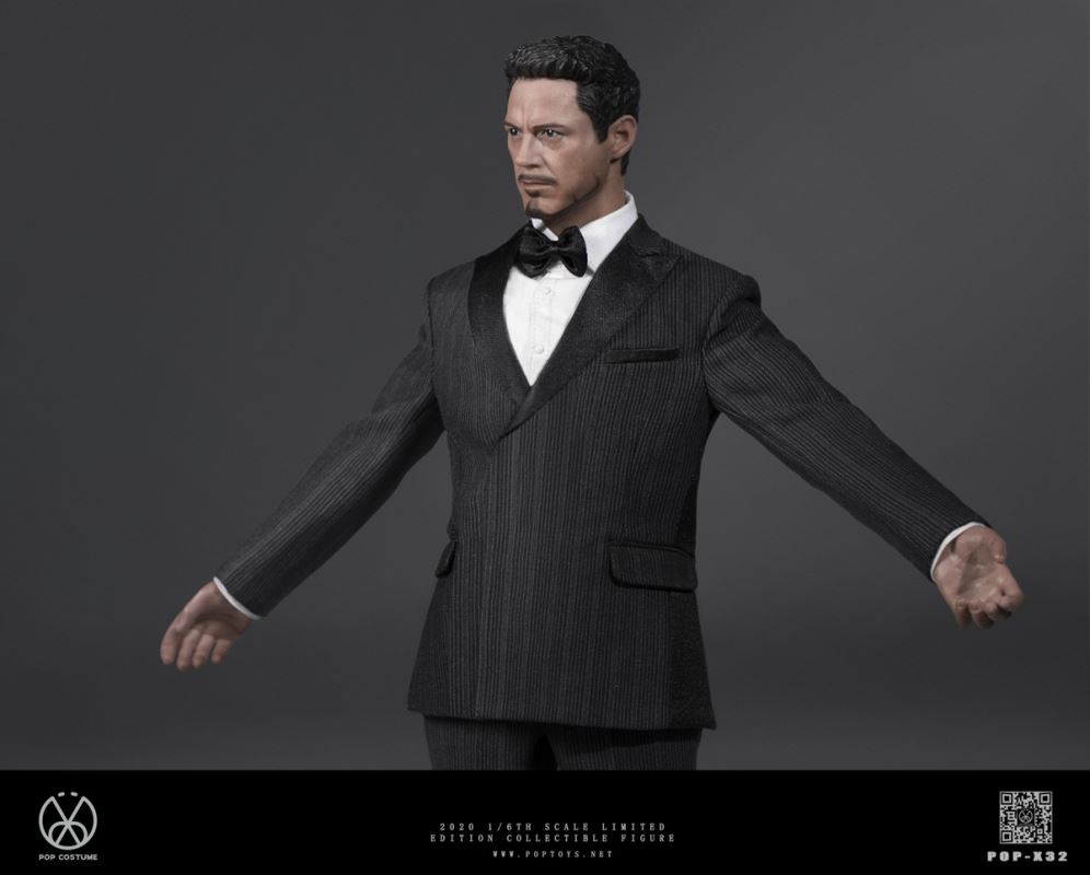 1/6 Series-High-definition POP-X32 men's striped suits