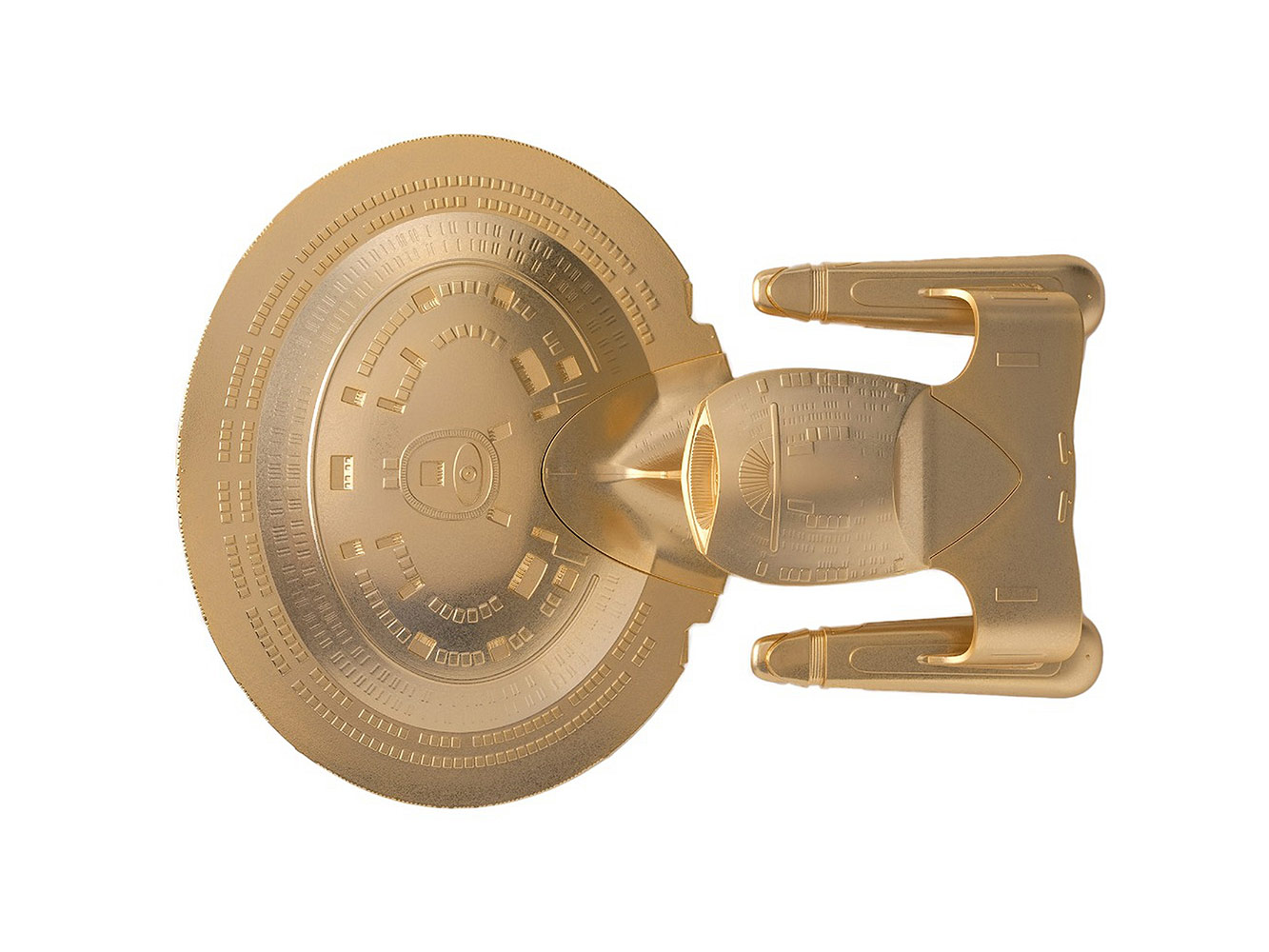 U.S.S. Enterprise NCC-1701-D (XL Gold)
