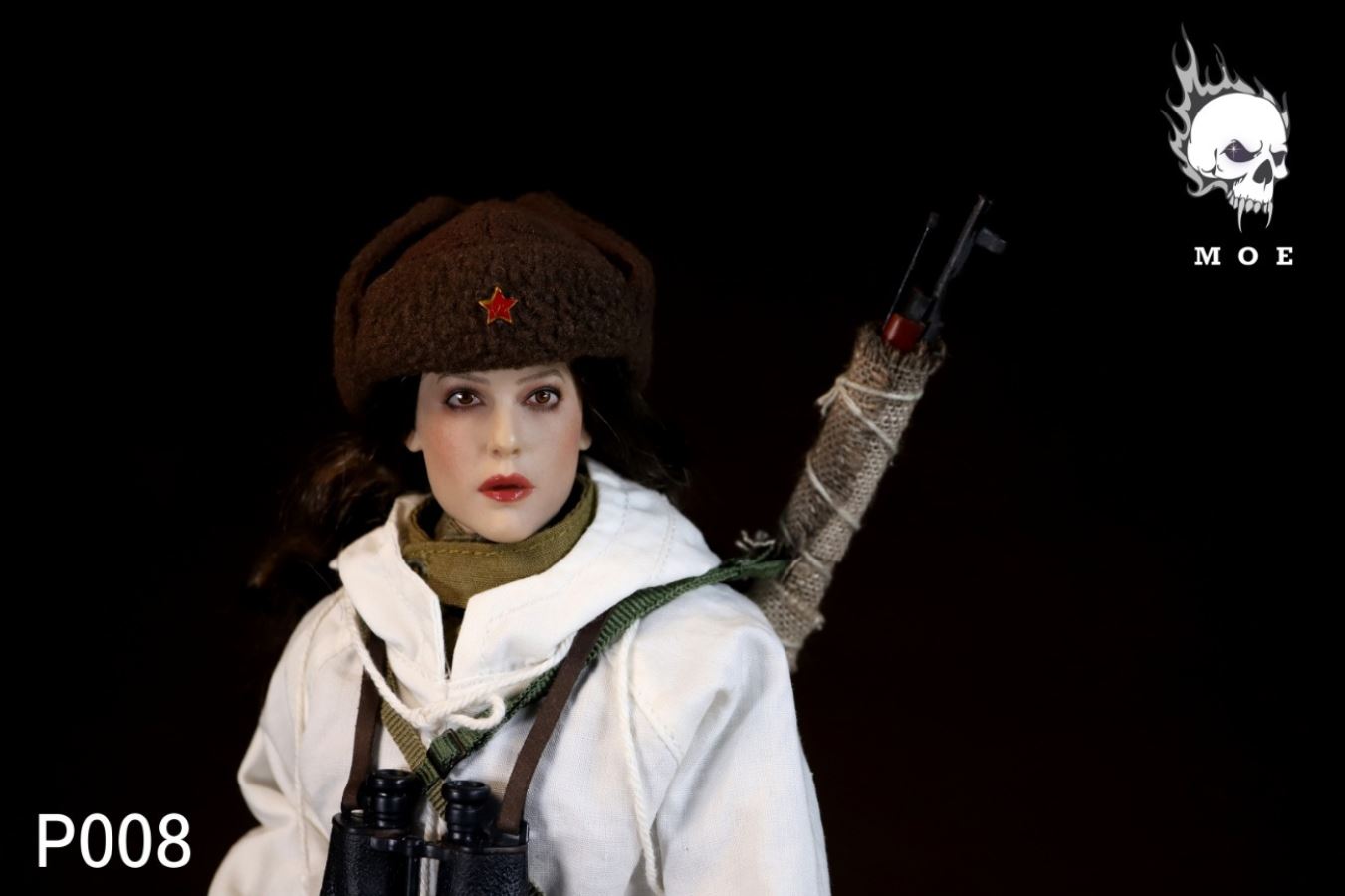1/6 WW2 WW2 Soviet snow camouflage female sniper suit