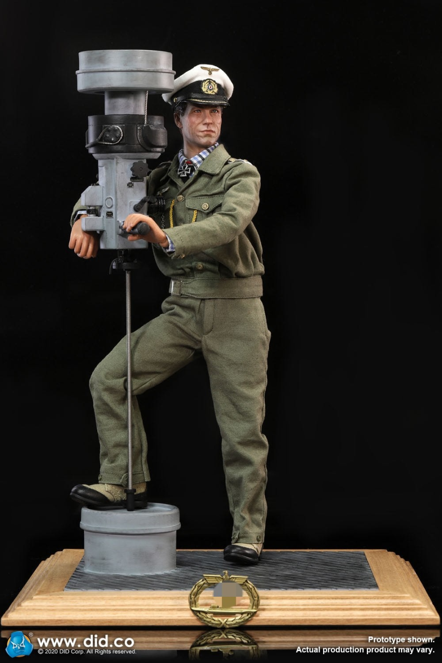 1/6 German U-boat periscope scene set of World War II [with new head sculpture] (#E60058)