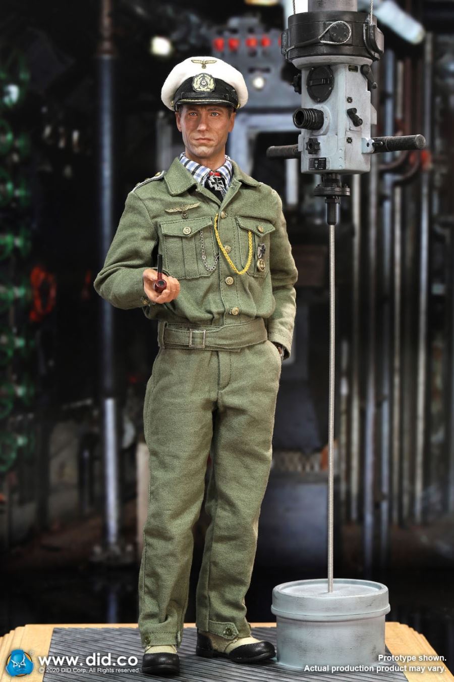 1/6 German U-boat periscope scene set of World War II [with new head sculpture] (#E60058)