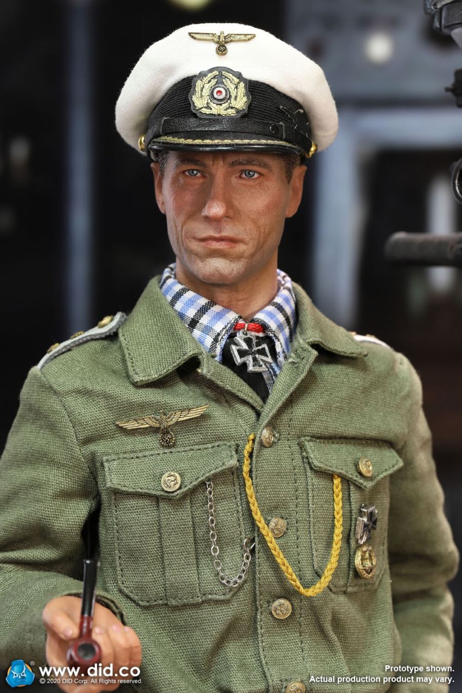 1/6 German U-boat periscope scene set of World War II [with new head sculpture] (#E60058)
