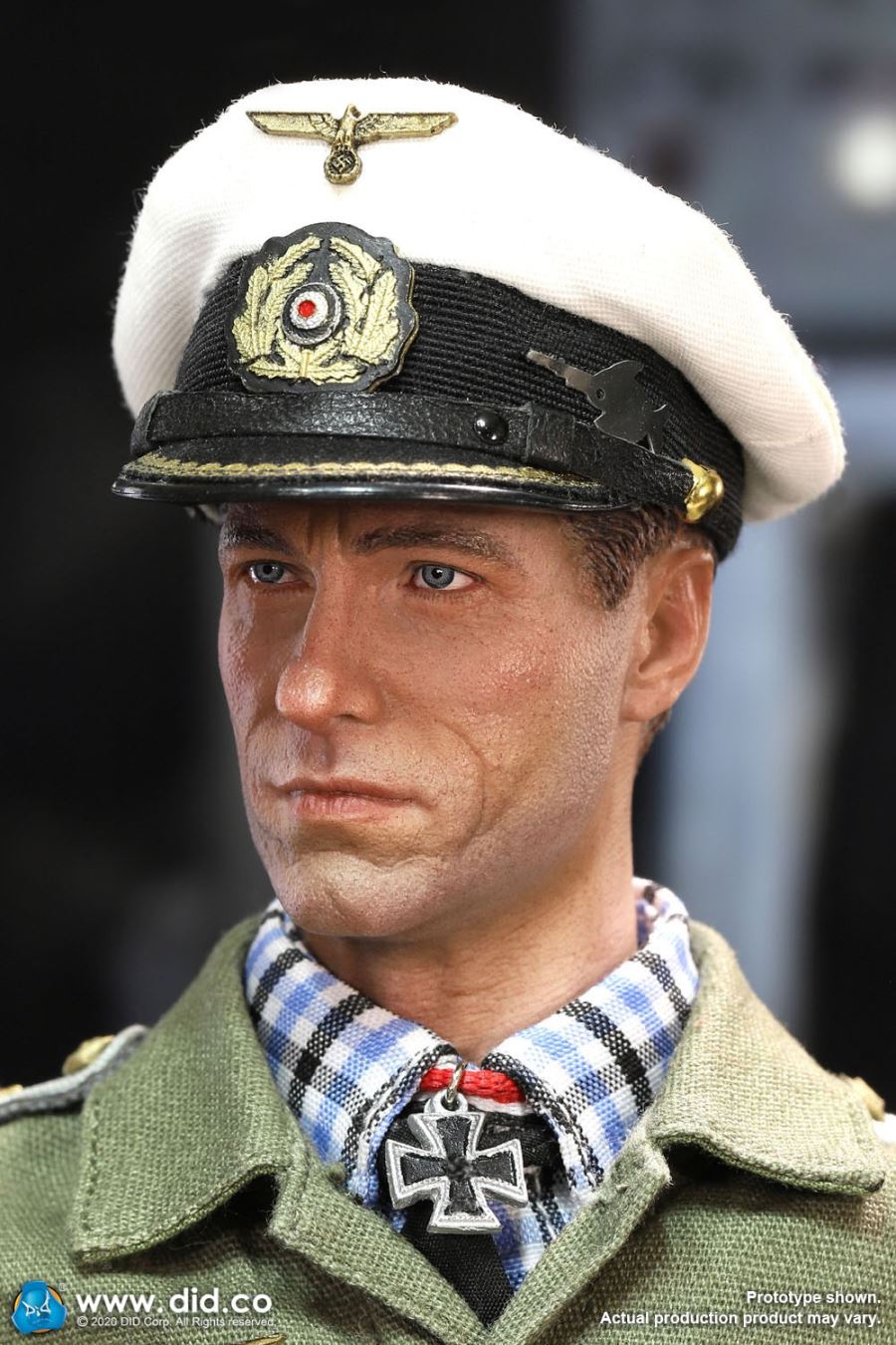 1/6 German U-boat periscope scene set of World War II [with new head sculpture] (#E60058)