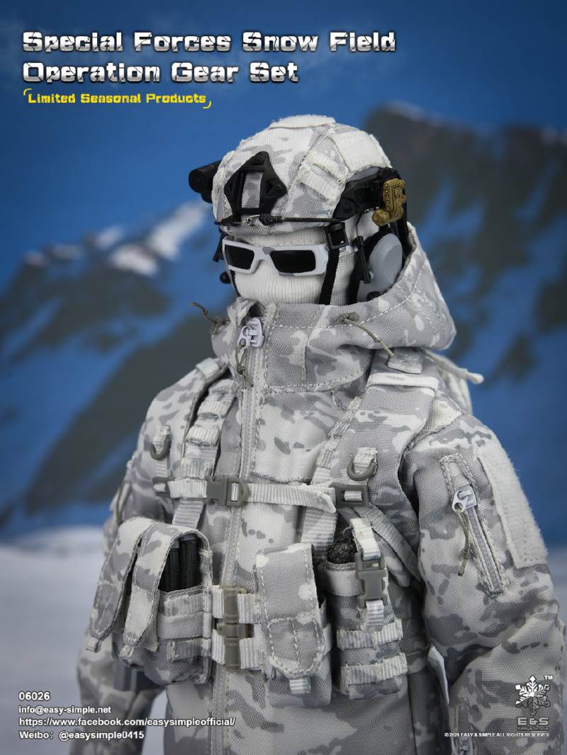 Special Forces Snow Field Operation Gear Set special season limited edition