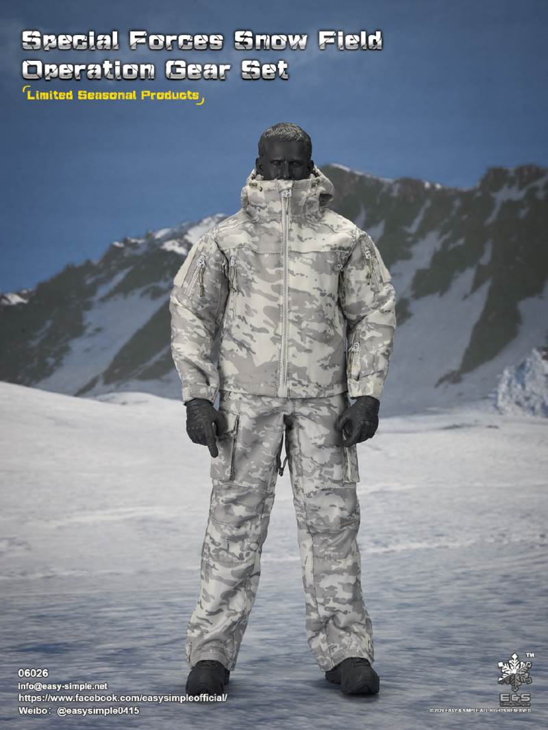 Special Forces Snow Field Operation Gear Set special season limited edition