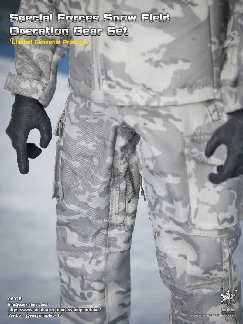 Special Forces Snow Field Operation Gear Set special season limited edition