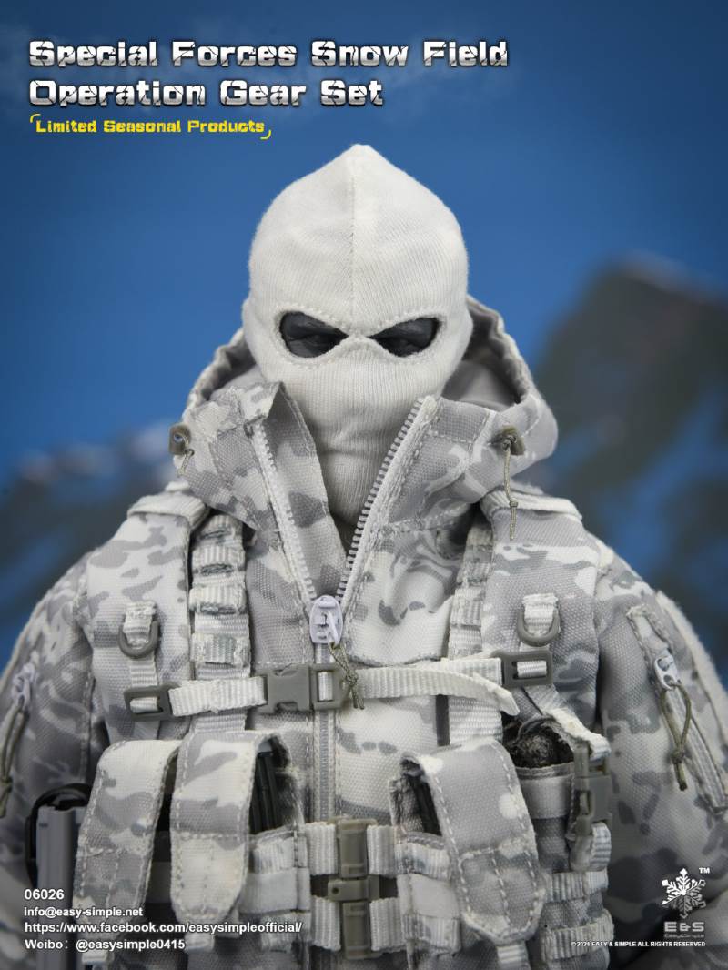 Special Forces Snow Field Operation Gear Set special season limited edition