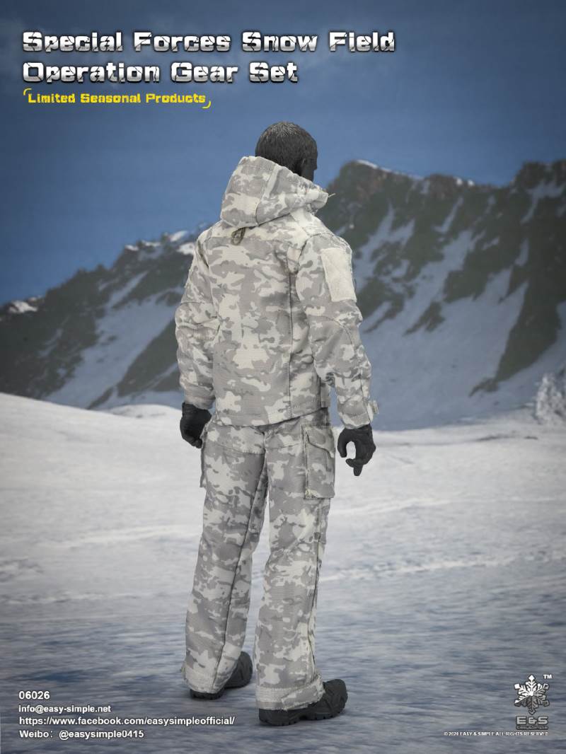 Special Forces Snow Field Operation Gear Set special season limited edition