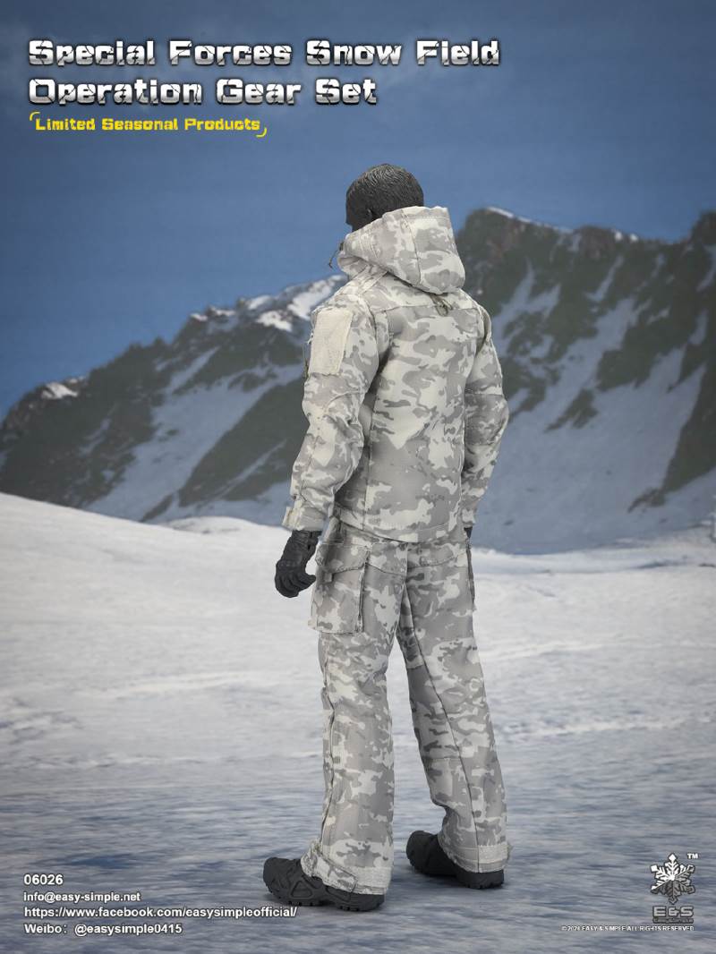 Special Forces Snow Field Operation Gear Set special season limited edition