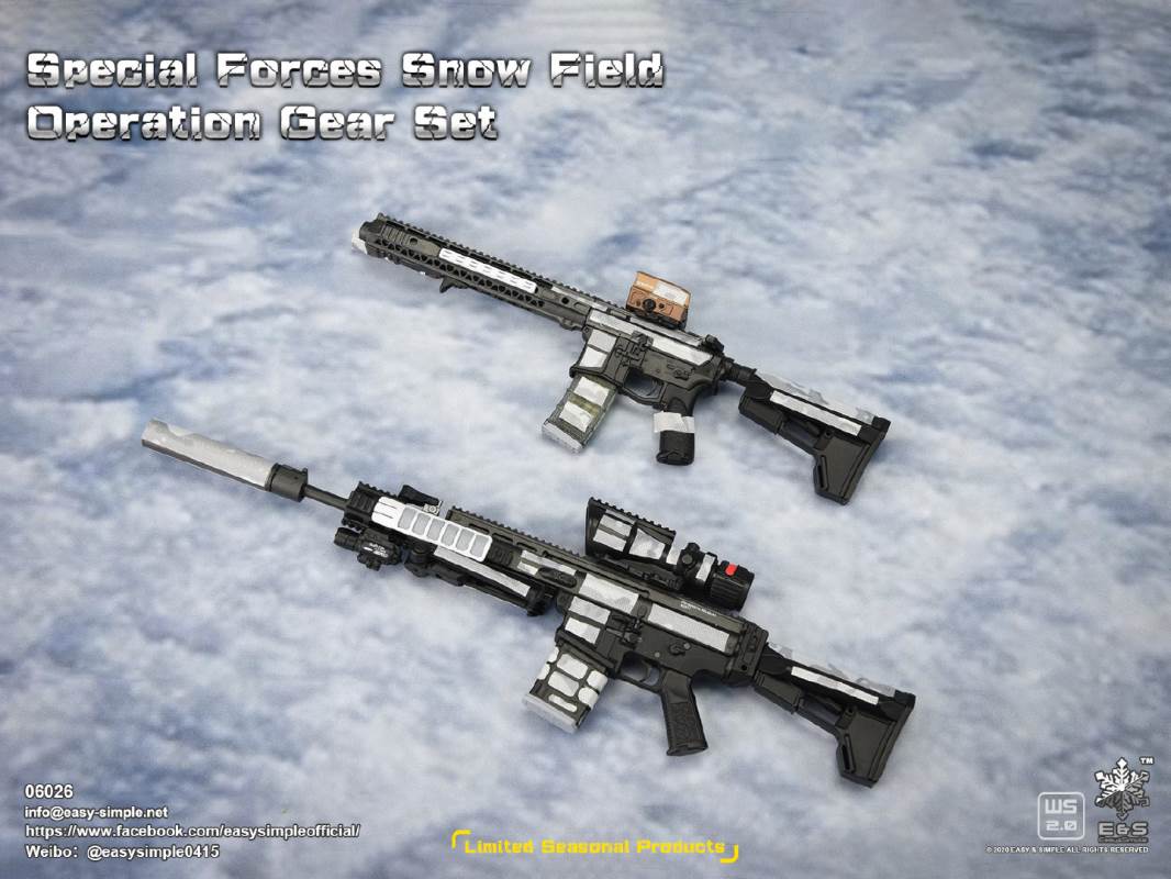 Special Forces Snow Field Operation Gear Set special season limited edition