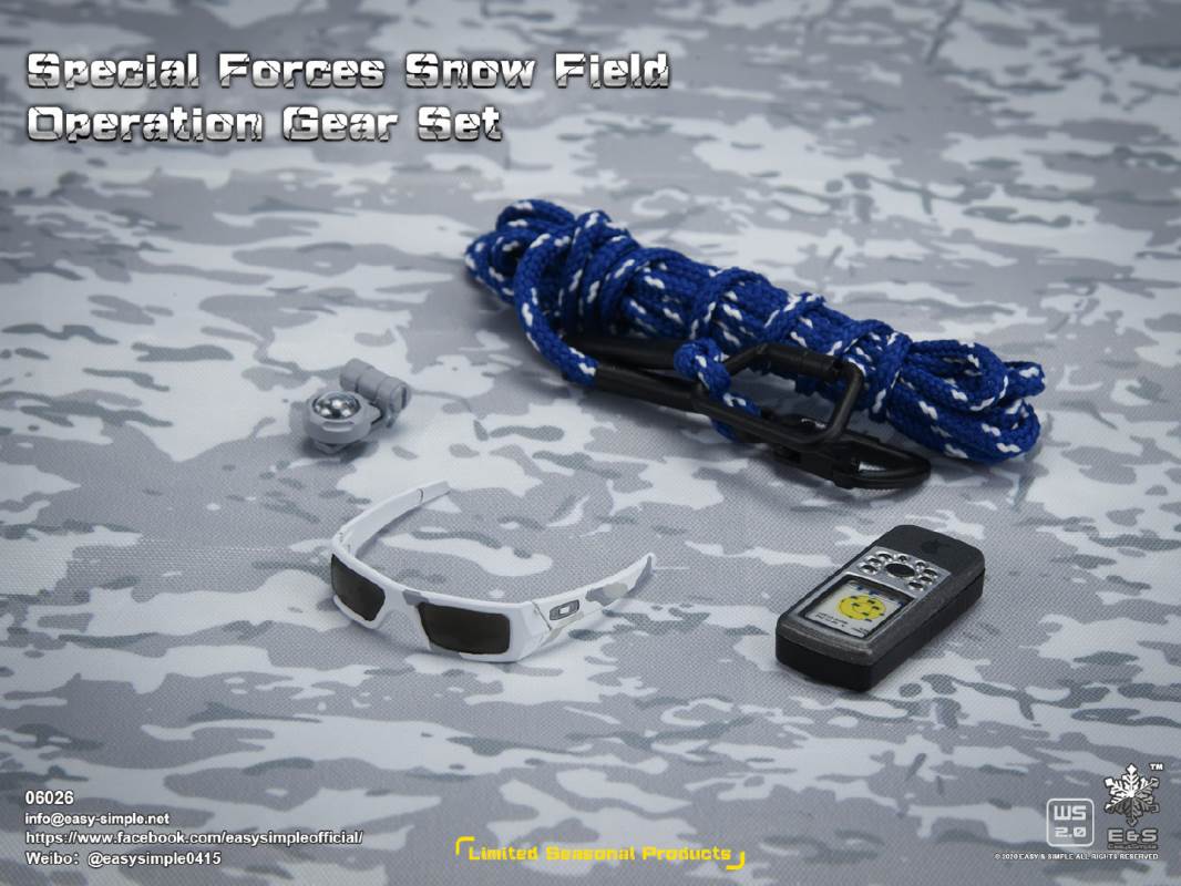 Special Forces Snow Field Operation Gear Set special season limited edition