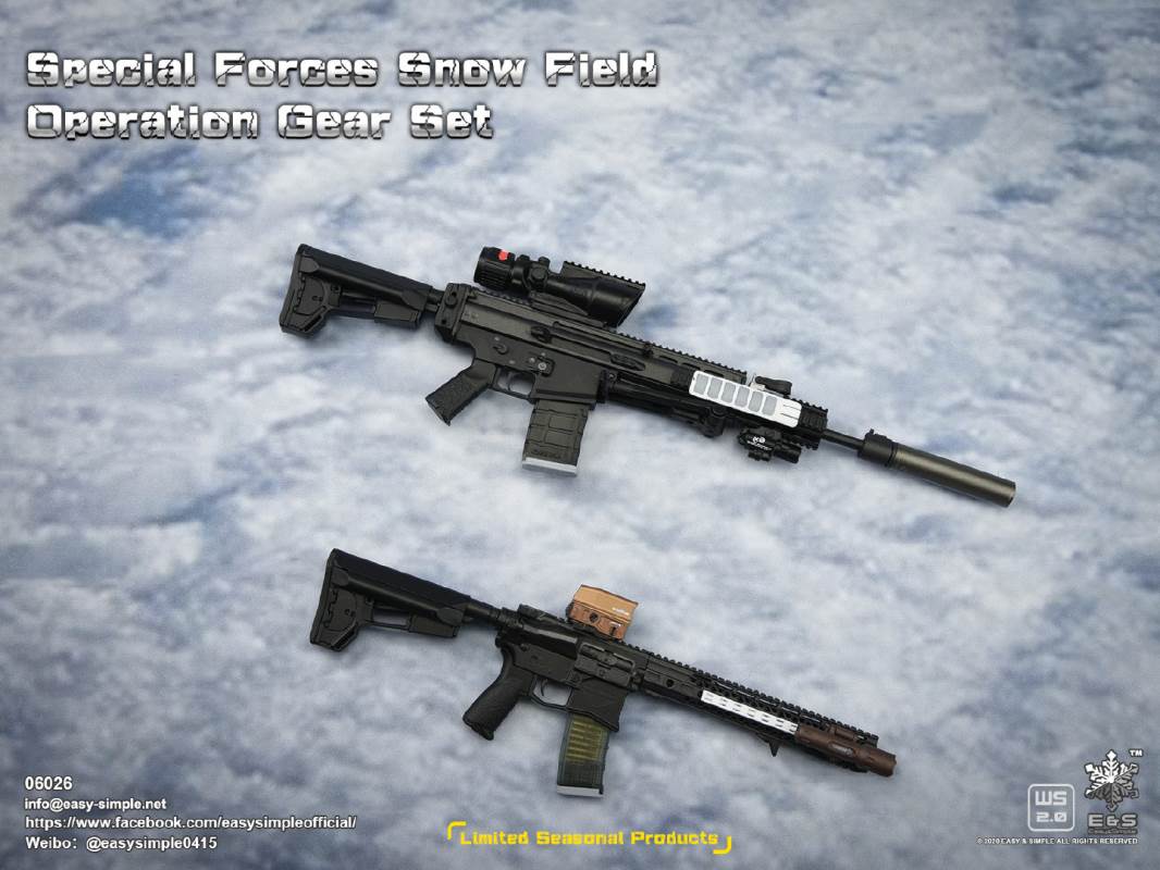 Special Forces Snow Field Operation Gear Set special season limited edition