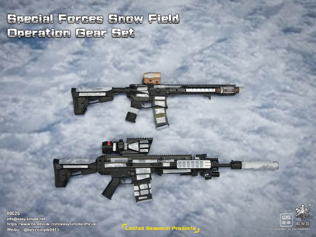 Special Forces Snow Field Operation Gear Set special season limited edition