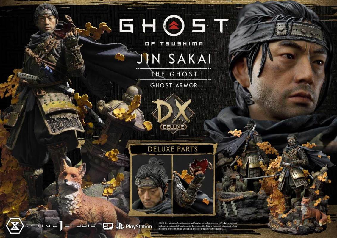 Ghost of Tsushima Jin Sakai, The Ghost Ghost Armor Deluxe Version