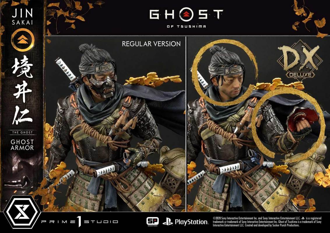 Ghost of Tsushima Jin Sakai, The Ghost Ghost Armor Deluxe Version