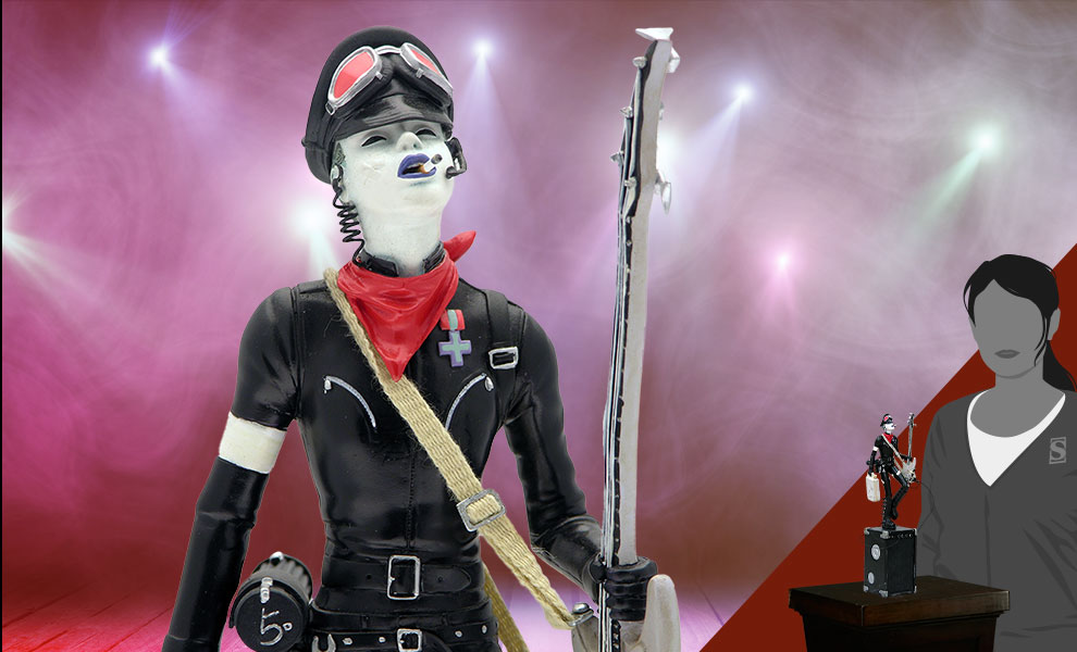 Lucy Playing Bass Guitar