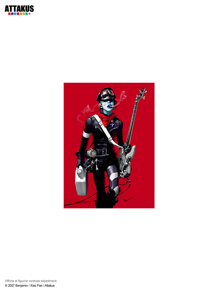 Lucy Playing Bass Guitar